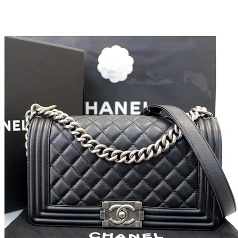 chanel black boy chanel celtic medium bag|Chanel boy bag price.